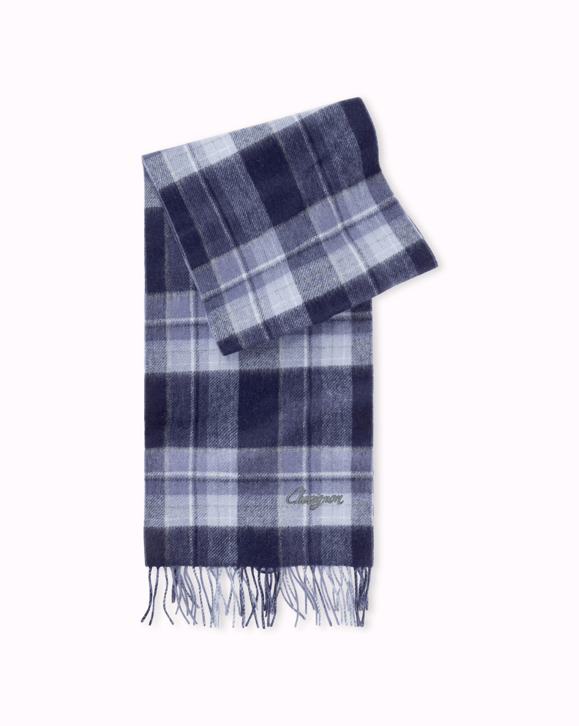 NAVY BLUE CHECKS SCARF