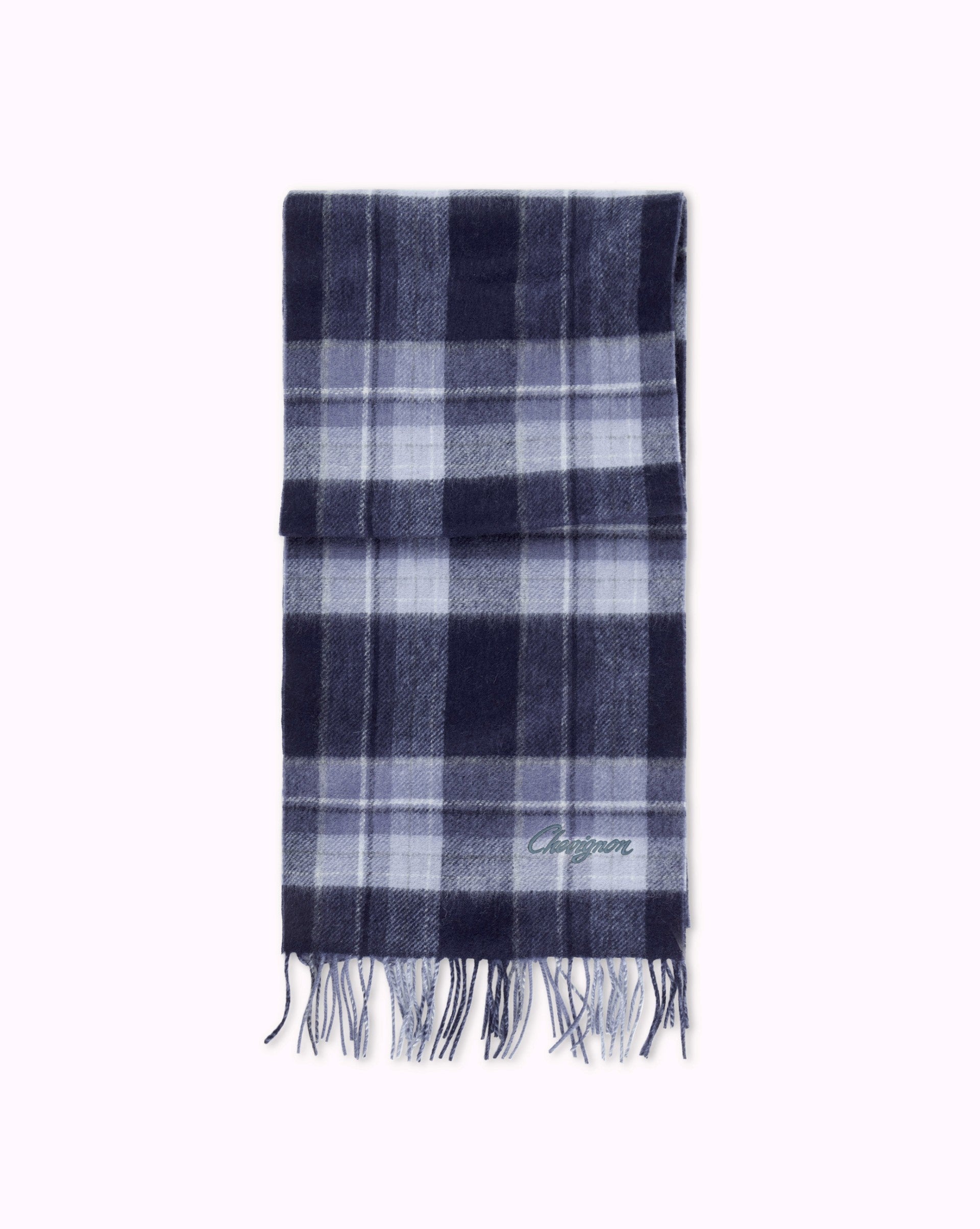 NAVY BLUE CHECKS SCARF