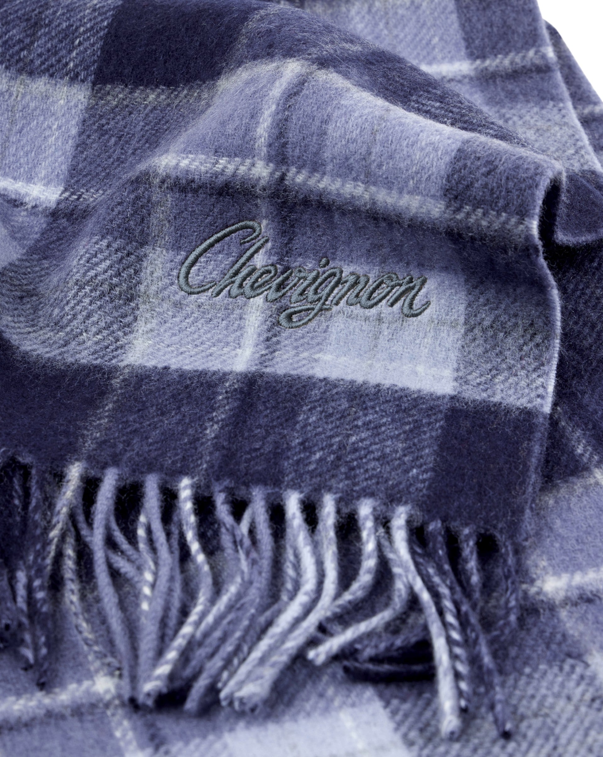 NAVY BLUE CHECKS SCARF